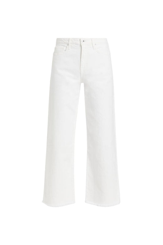 Jude Wide Leg in Distressed White