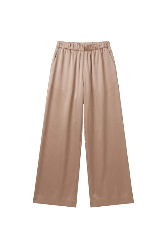 Brynn High Rise Wide Leg Pant in Dune