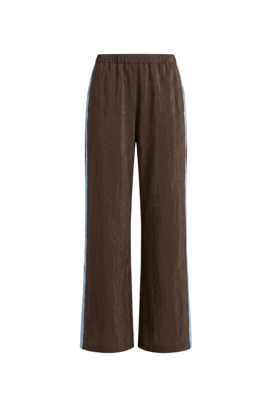 Side Stripe Colby Pant in Chocolate/Cerulean