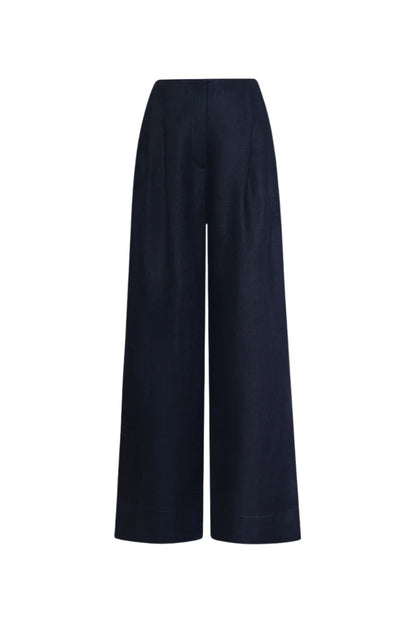 Ancestra Pants in Navy by Andrés Otálora — designer trousers at Bunny & Babe