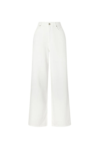 Super Wide Jean in Soft White