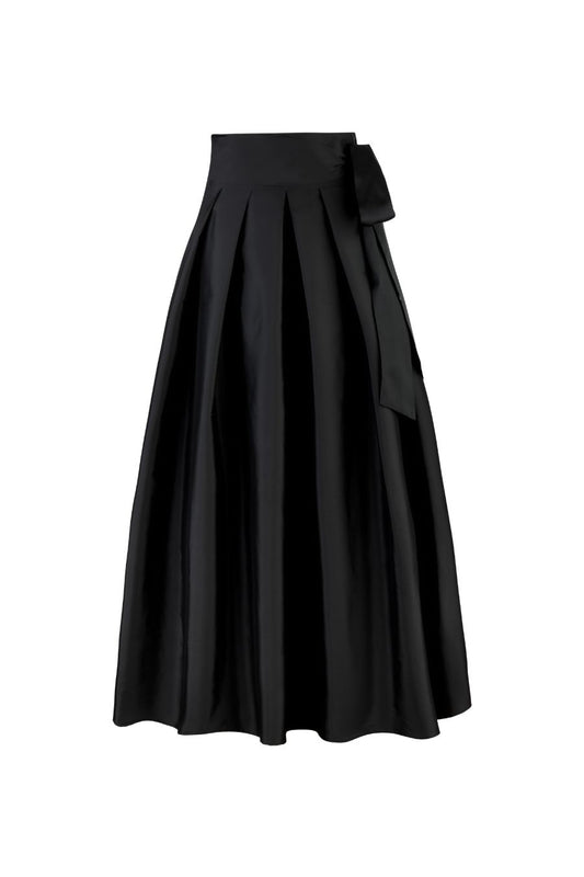 Yasmin Skirt in Taffeta Black