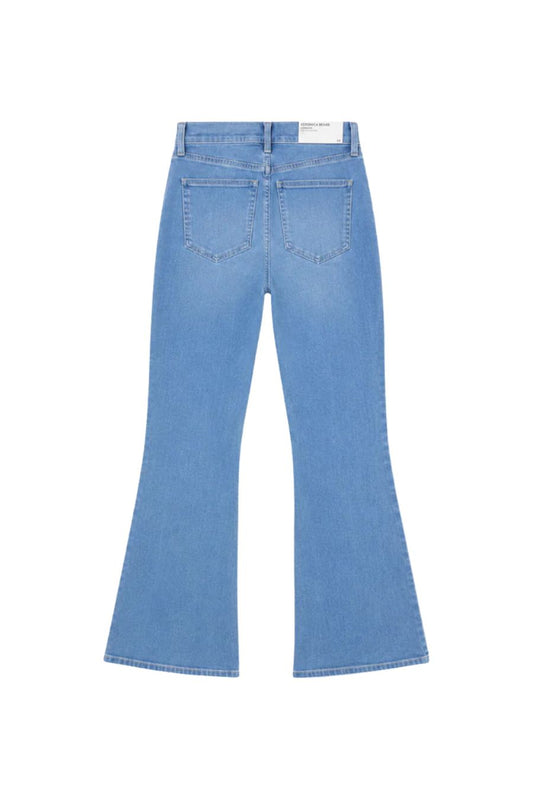 Carson High Rise Ankle Flare in Big Splash