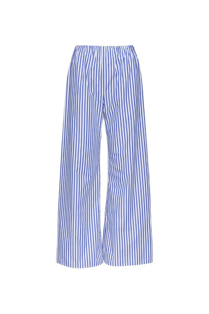 Roman Pant in Cobalt/White