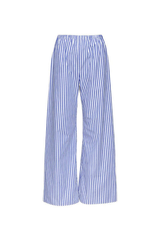 Roman Pant in Cobalt/White