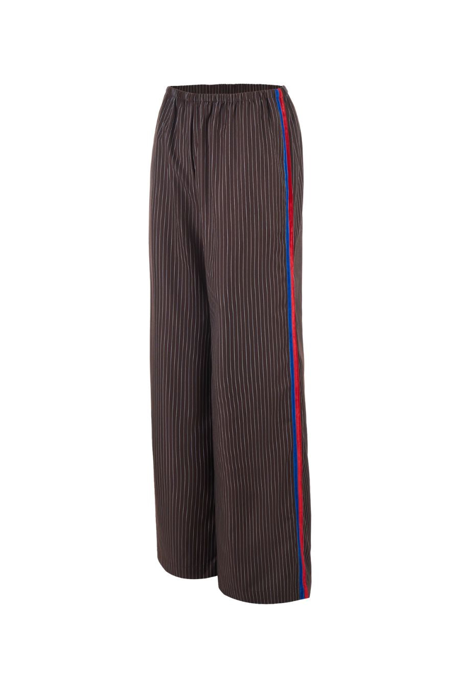 Rosie Assoulin High Line Pant in Espresso, tailored pant — front view