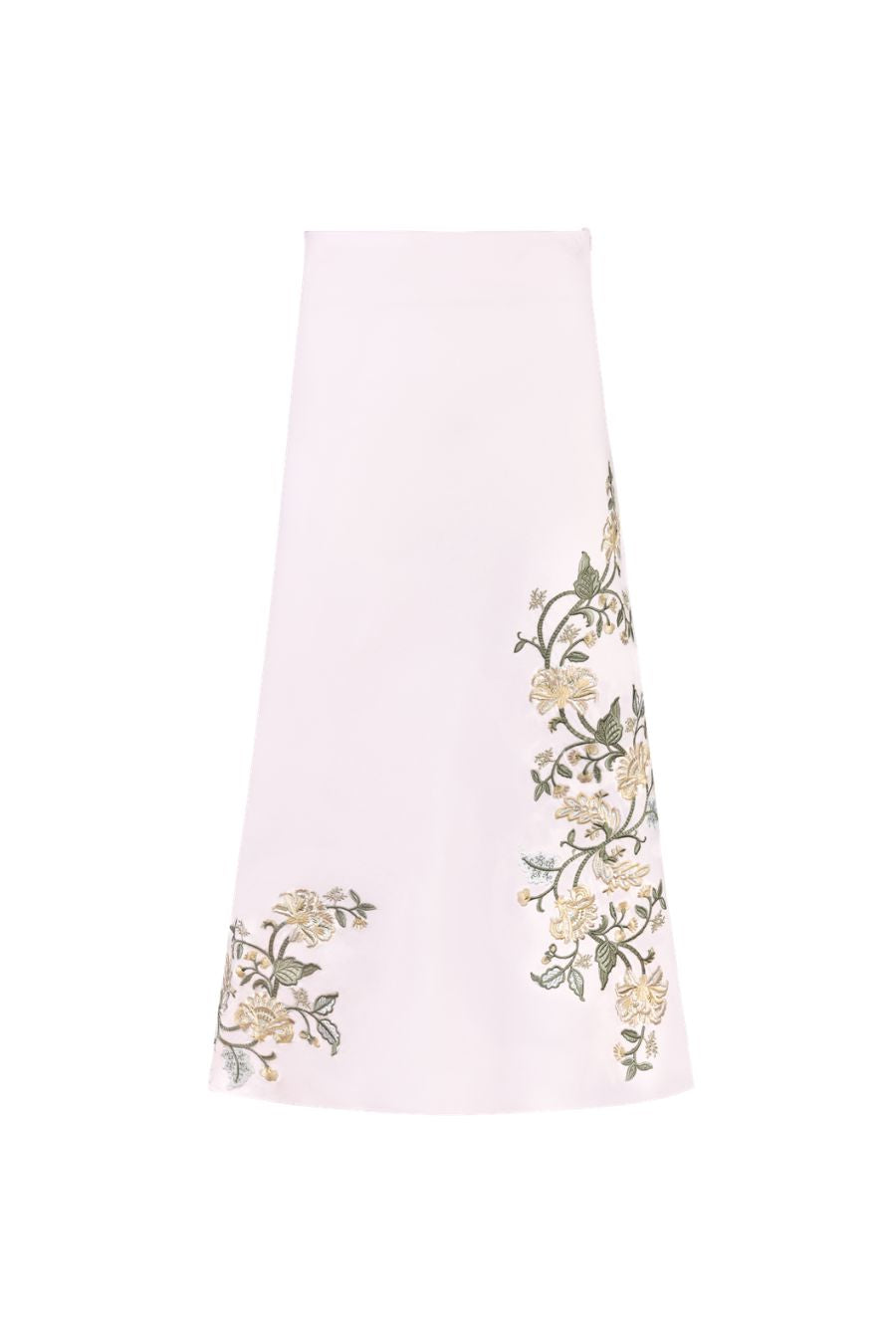Lily Skirt in Golestan Embroidery Cream/Pink