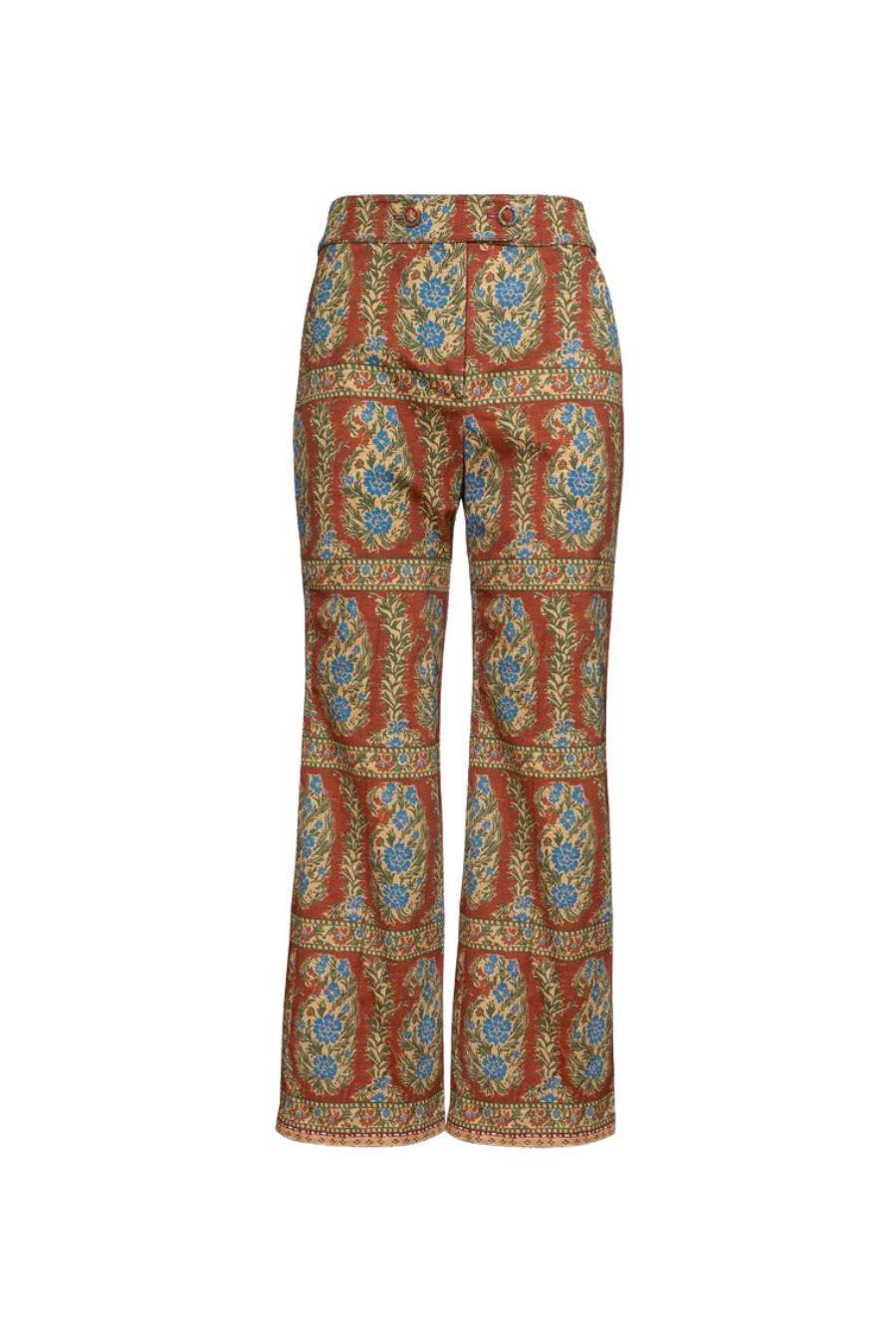 Juno Pant in Amber Glen Brown by Hunter Bell — designer pant at Bunny & Babe