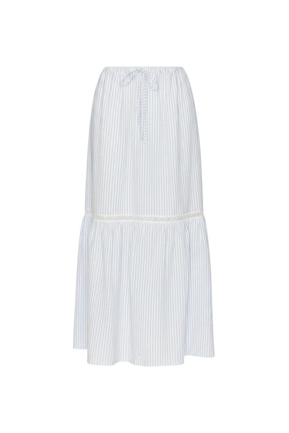 Venta Skirt in Carmen Stripe Light Blue/White