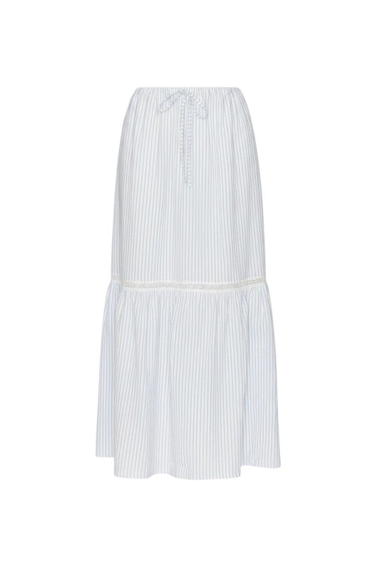 Venta Skirt in Carmen Stripe Light Blue/White
