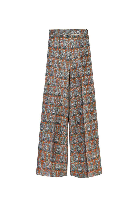 Rosha Pants in Termeh Brick