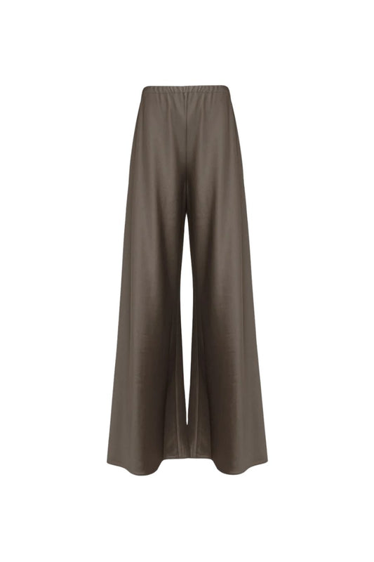 Satin Colby Pant in Taupe