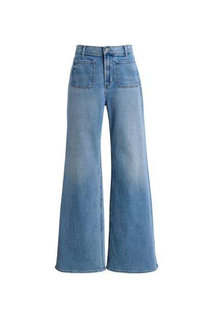 Kimberly Patch Pocket Flare in Adore