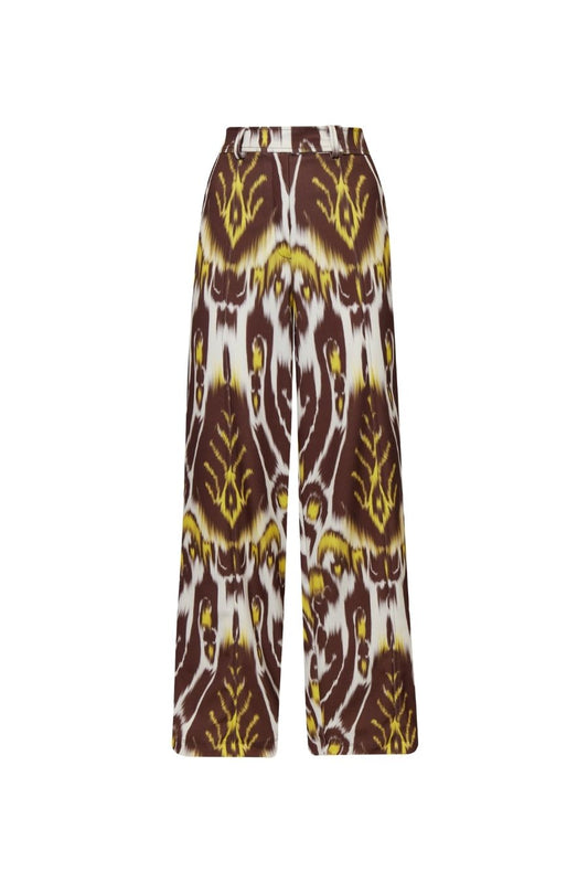 Me Quedas Printed Wide-Leg Pants