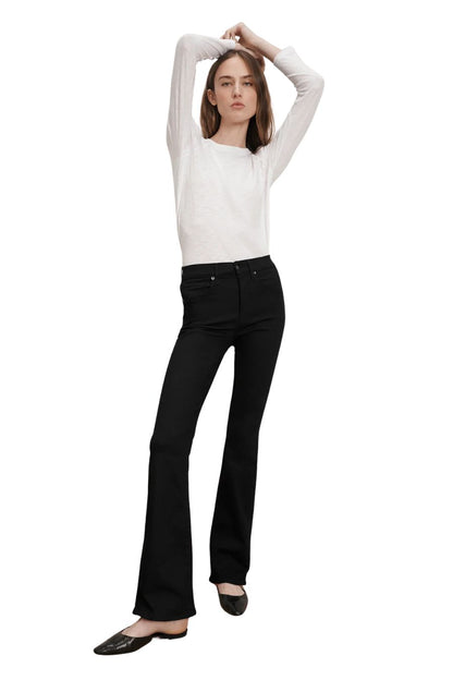 Beverly Skinny-Flare Jean in Onyx
