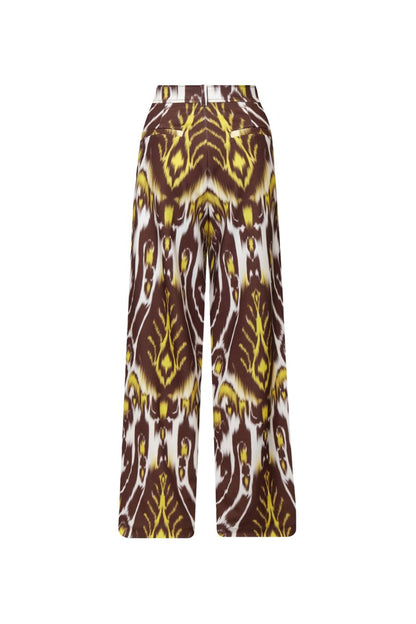 Me Quedas Printed Wide-Leg Pants