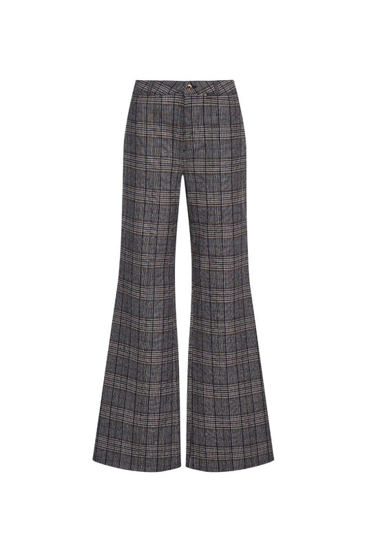 Annie Pant in Keighly Plaid Grey