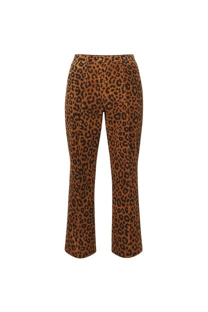 Hills Pant in Soho Leopard Camel