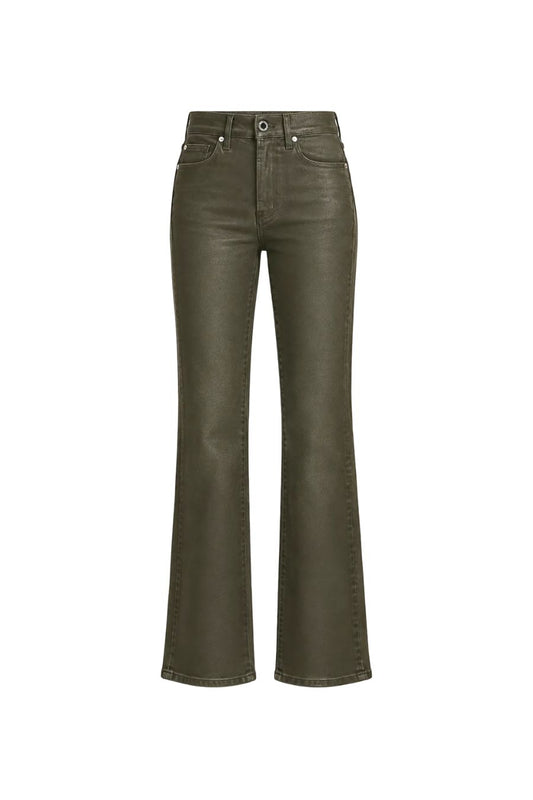 Crosbie Coated Jean in Loden by Veronica Beard