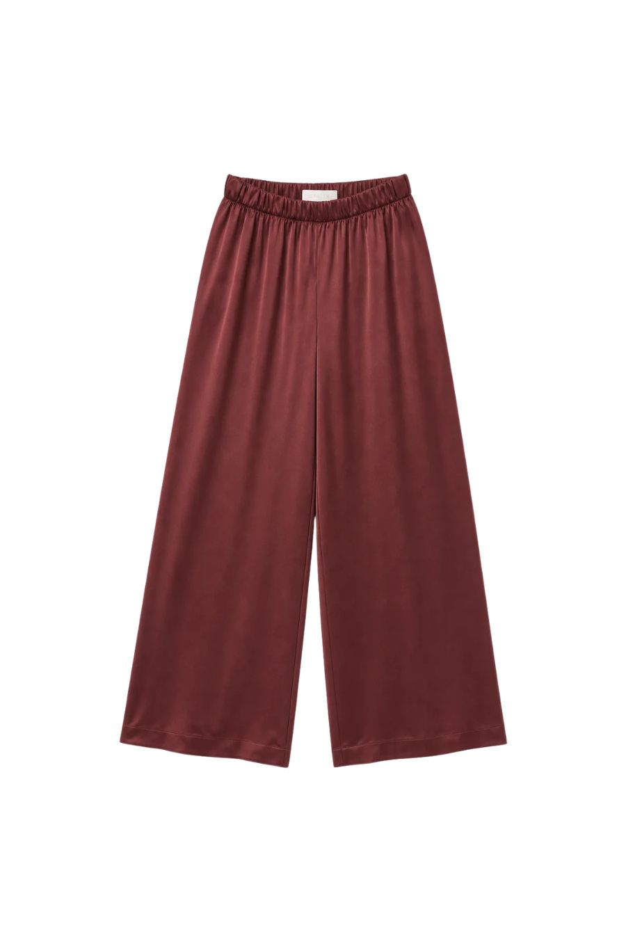 Brynn High Rise Wide Leg in Cabernet