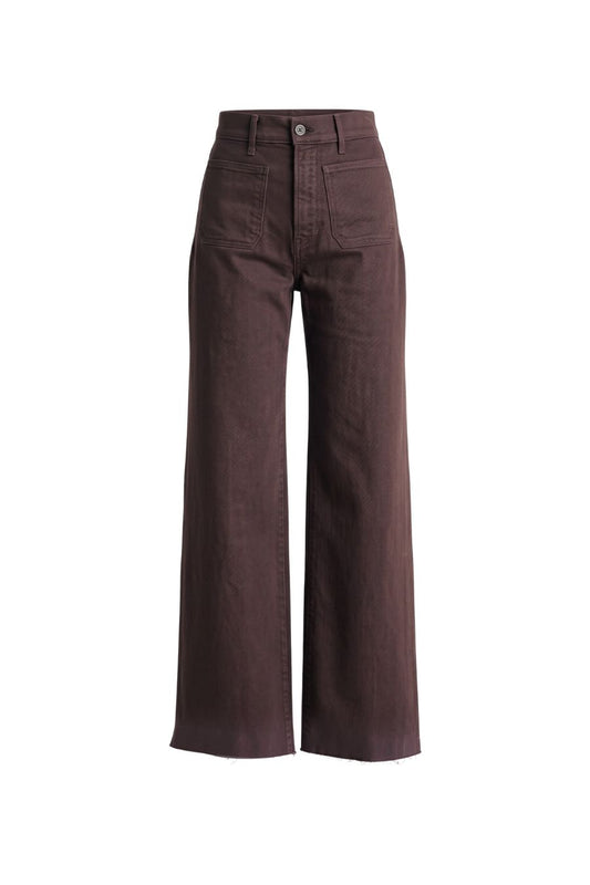 Grant Pant with Patch Pockets in Espresso