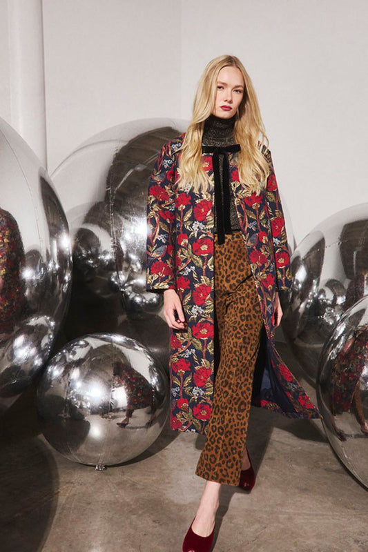 Hills Pant in Soho Leopard Camel