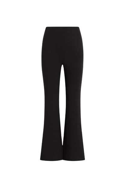 Rio High Waist Flare Pant in Black
