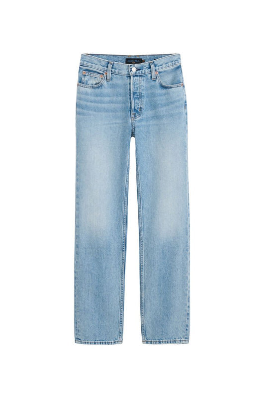 Jane Mid Rise Straight Jean in Kyoto Wash