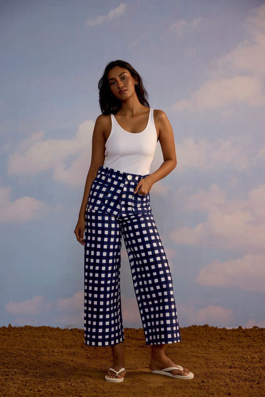 Painter Pant in Gingham Print