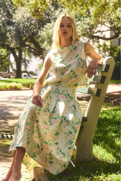 Alexis Skirt in Garden Rose Peony