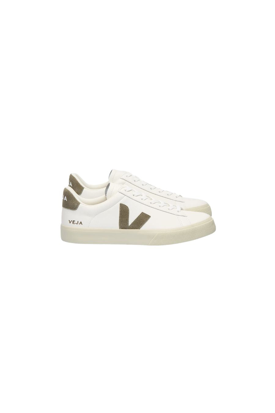 Campo Leather White Khaki