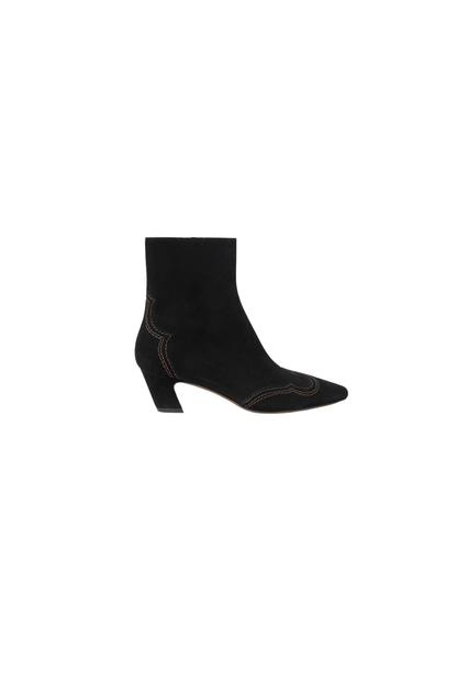 Harlan Black Suede Ankle Boot