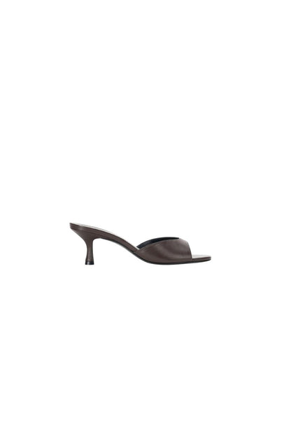 Staud Brigitte Mule in Espresso, suede mule