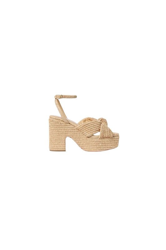 Liza Natural Platform Sandal