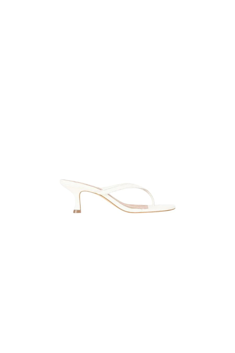 Freja Thong Kitten Heel in Paper