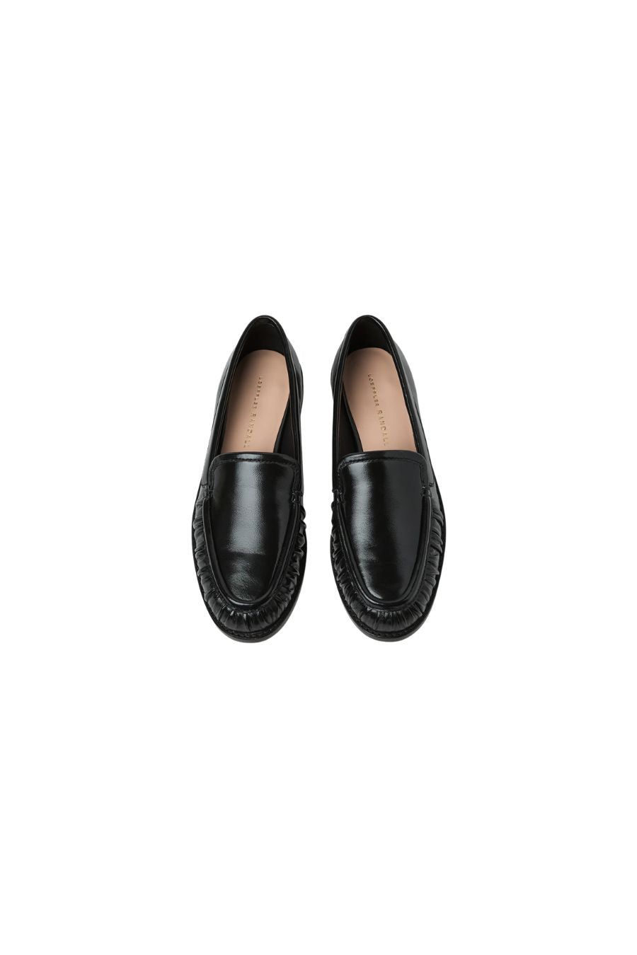 Lucille Smocked Loafer in Black