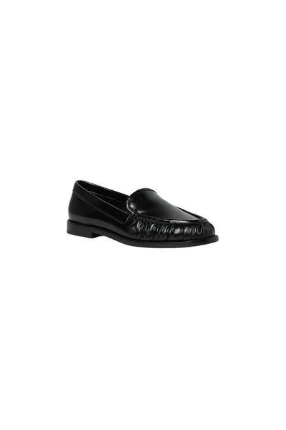 Lucille Smocked Loafer in Black