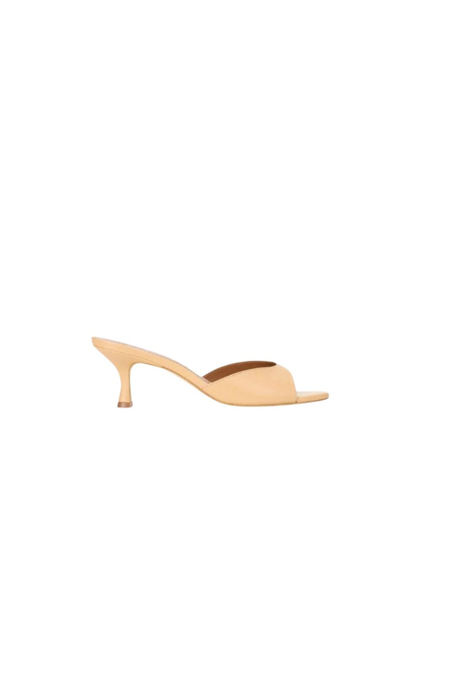 Staud Brigitte Mule in Porcini, suede mule