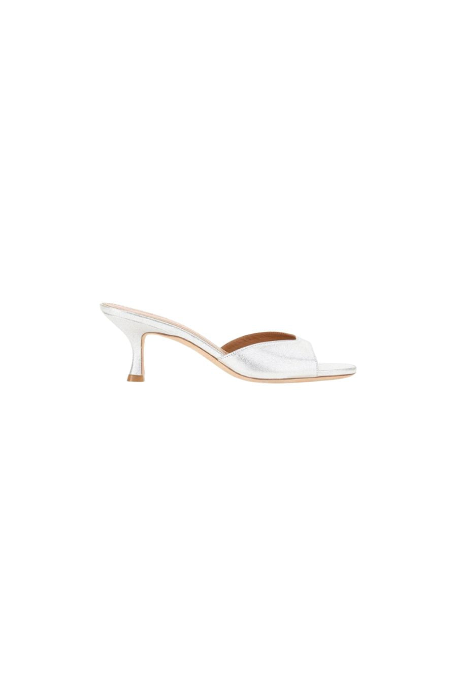 Brigitte Mule in Metallic Silver