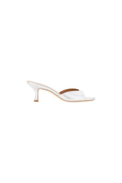 Brigitte Mule in Metallic Silver