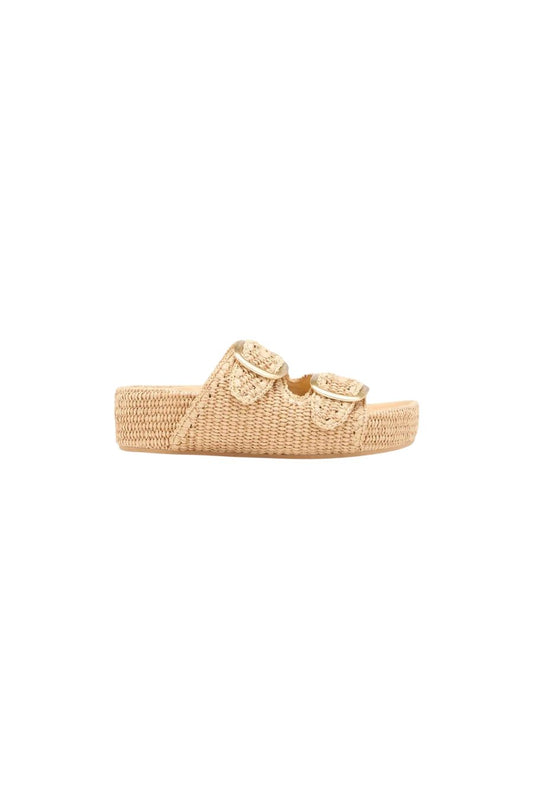 Nico Two Band Sandal in Natural