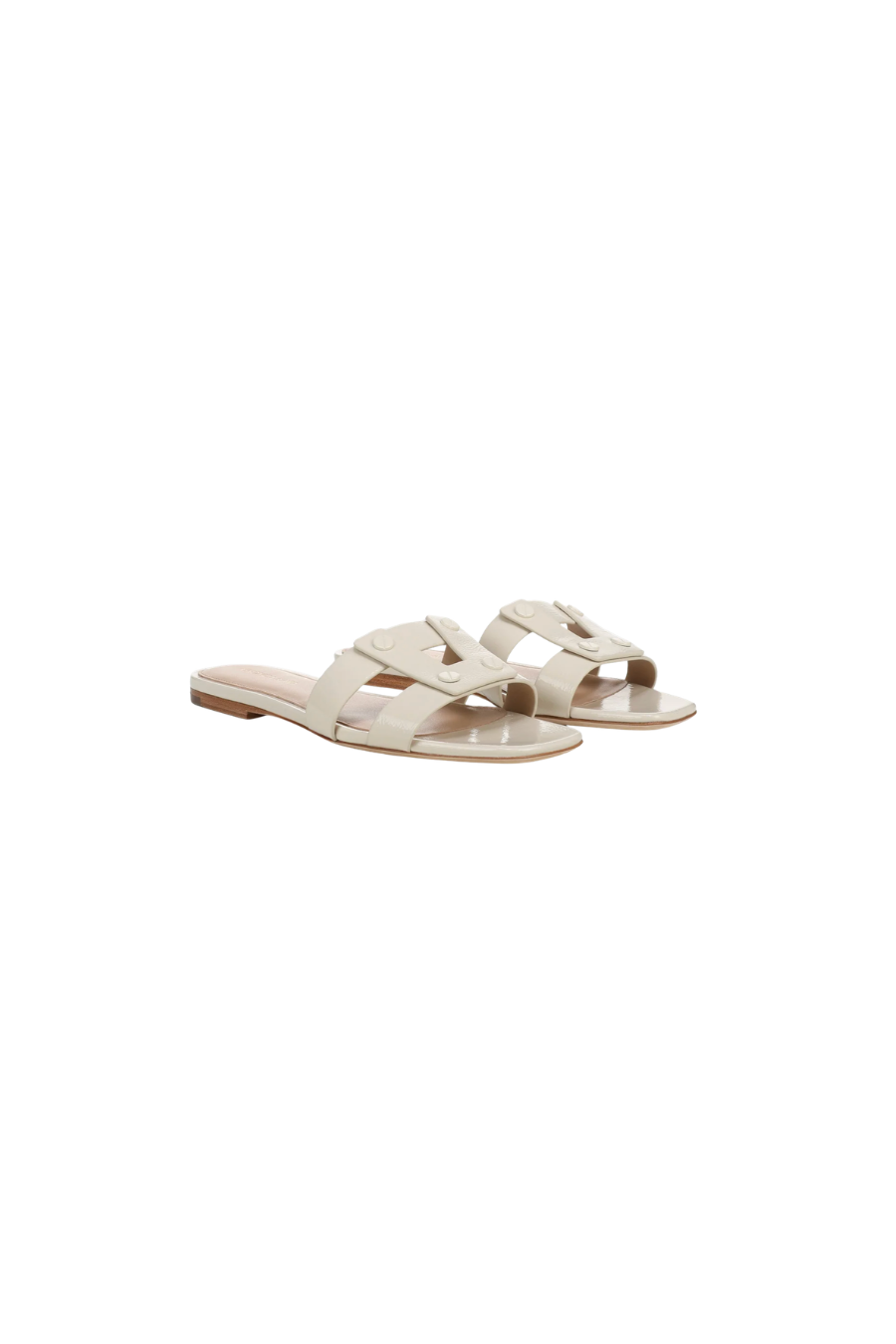 Via Slide Sandal in Ecru