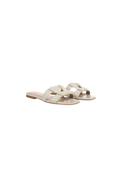 Via Slide Sandal in Ecru