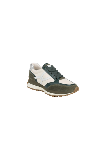 Valentina Suede Sneaker in Green Multi