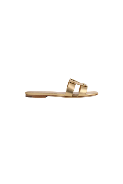 Via Slide in Pale Gold