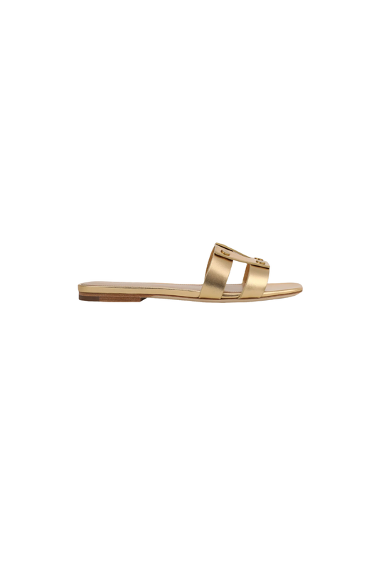 Via Slide in Pale Gold