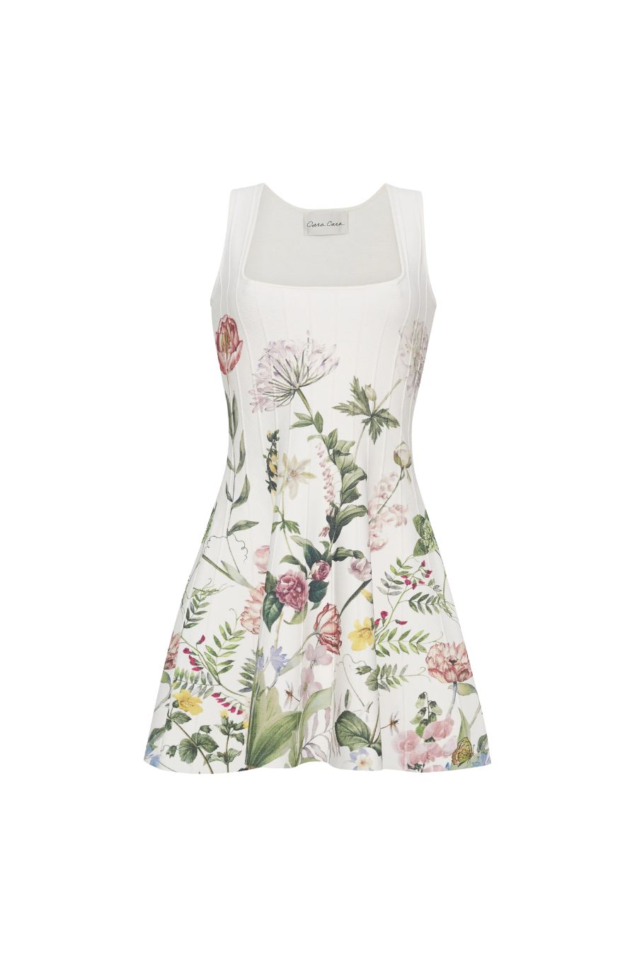 Velma Mini Dress in Bloomsfield Ivory