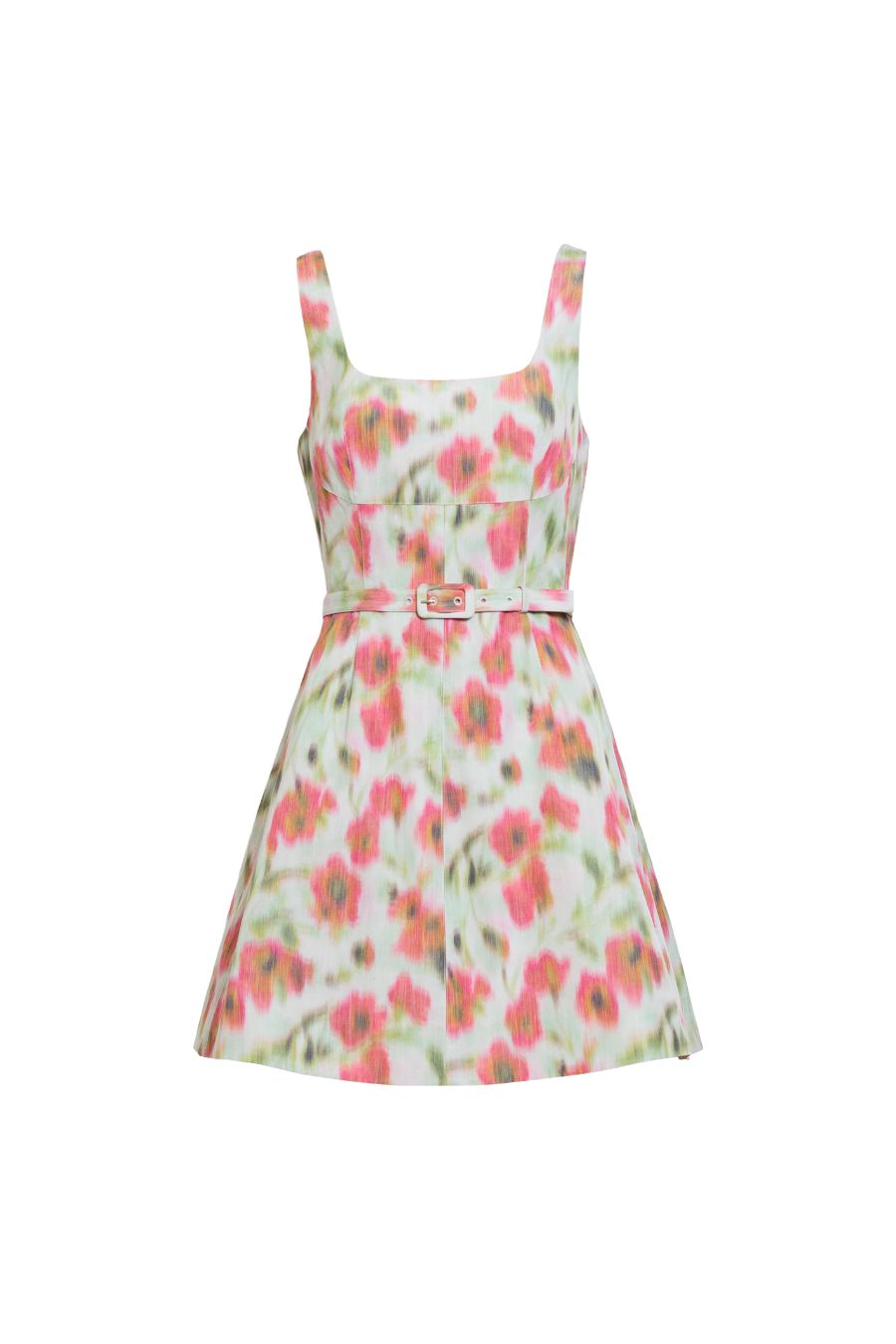 Paige Floral Taffeta A-Line Mini Dress