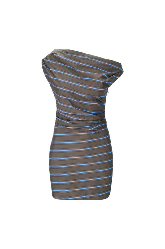 Phare Mini Dress in Huntington Stripe