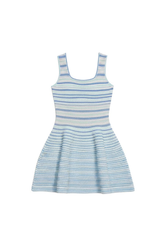Cally Mini Dress in Periwinkle Multi